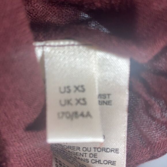 FREE PEOPLE CLOUD NINE MAXI DRESS IN WINE SIZE XS - Picture 11 of 12